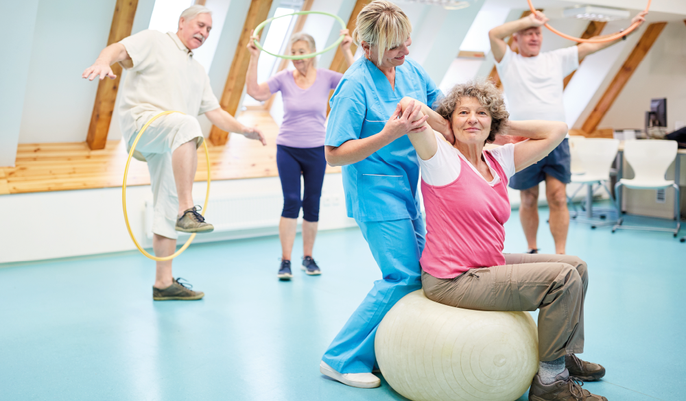 Garder la forme en maison de retraite